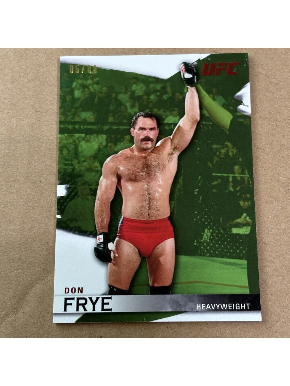 2010 Topps UFC Knockout Don Frye #10 Green #/88